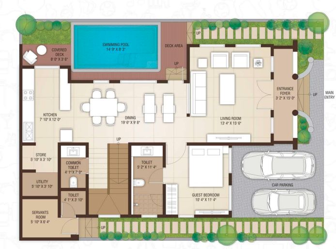 Rajhans Feriado Floor plan